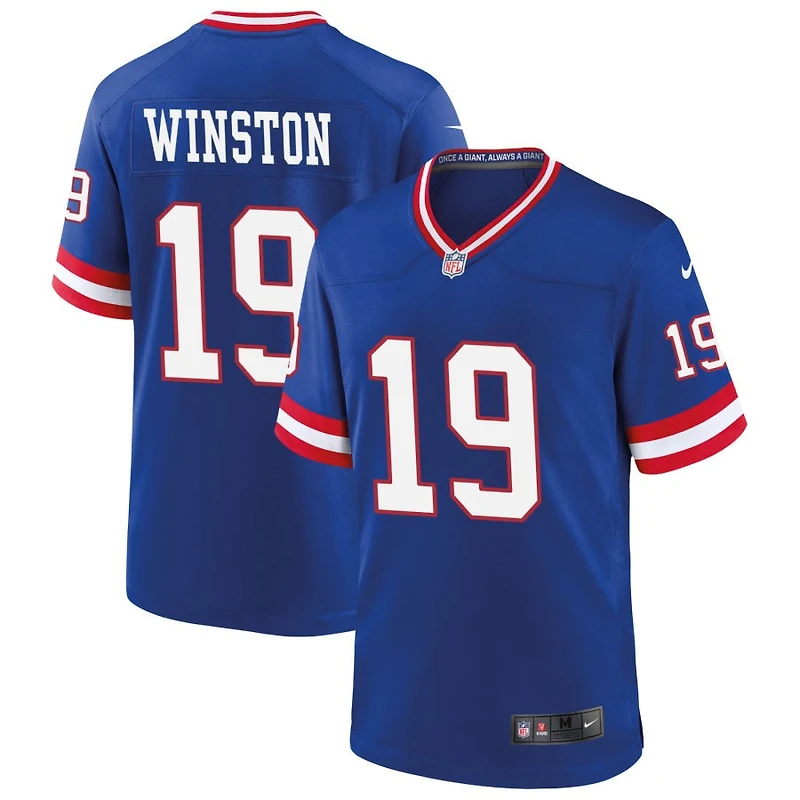 Jameis Winston Men's Nike Royal New York Giants Classic Custom Game Jersey