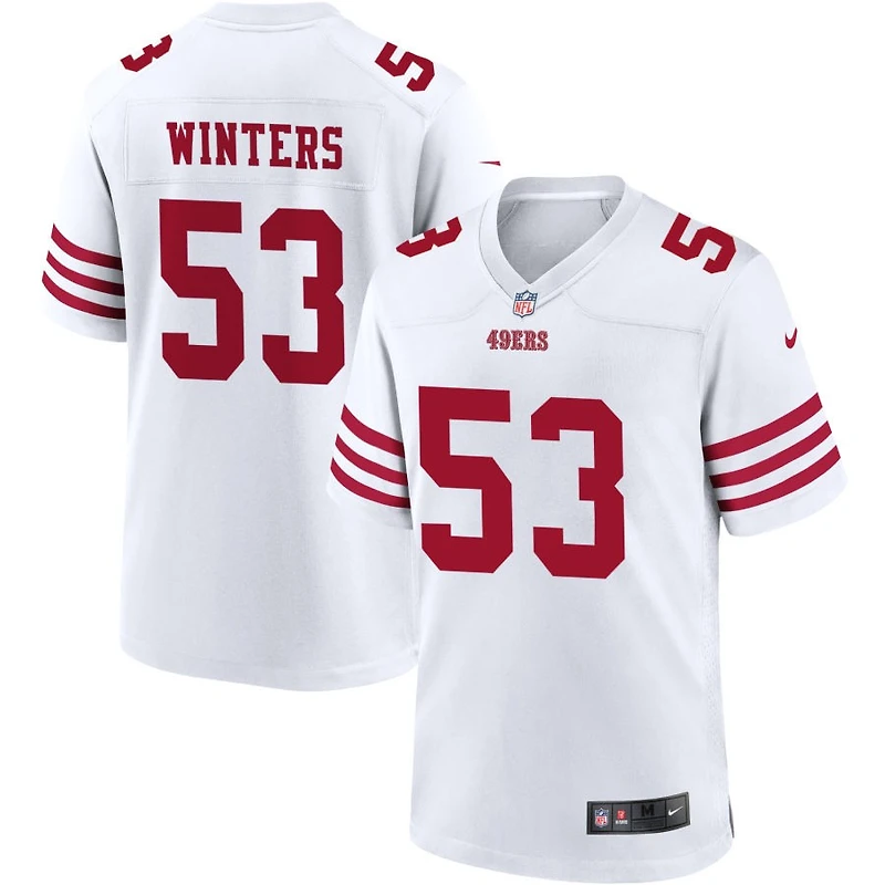 Dee Winters Men's Nike White San Francisco 49ers Game Custom Player Jersey