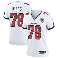 Tristan Wirfs Women's Nike White Tampa Bay Buccaneers 50th Season Custom Game Jersey
