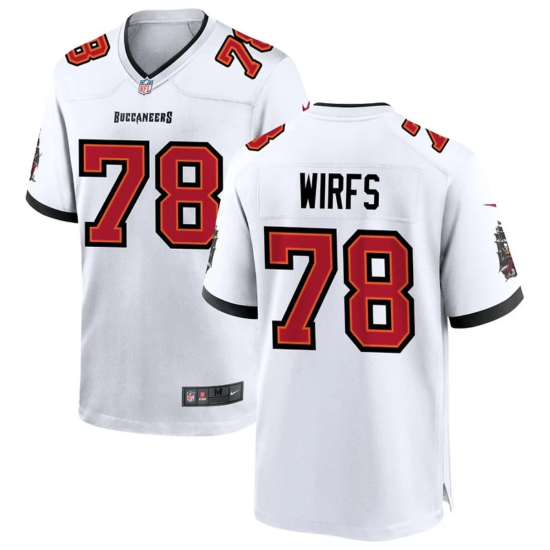 Tristan Wirfs Men's Nike White Tampa Bay Buccaneers  White Custom Game Jersey