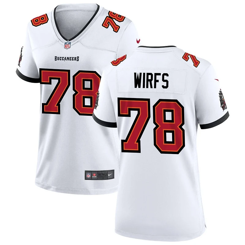 Tristan Wirfs Women's Nike Tampa Bay Buccaneers White Custom Game Jersey