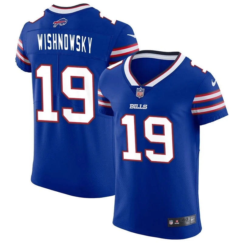 Mitch Wishnowsky Men's Nike Royal Buffalo Bills Vapor Elite Custom Jersey