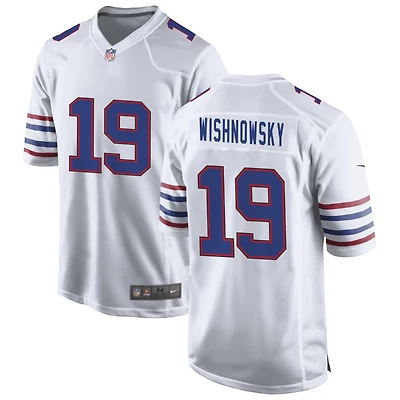 Mitch Wishnowsky Men's Nike White Buffalo Bills Alternate Custom Game Jersey