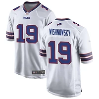 Mitch Wishnowsky Men's Nike White Buffalo Bills Custom Game Jersey