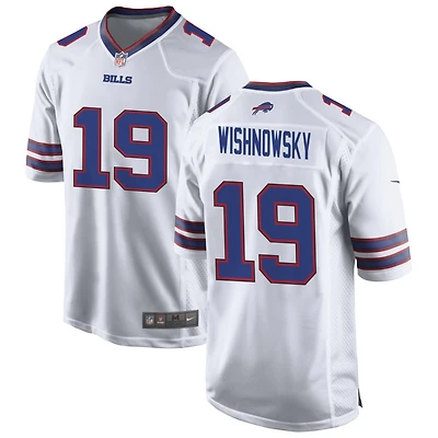 Mitch Wishnowsky Men's Nike White Buffalo Bills Custom Game Jersey