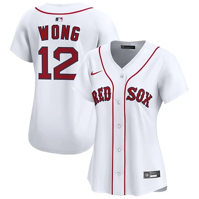 Connor Wong Women's Nike White Boston Red Sox Home Limited Custom Jersey