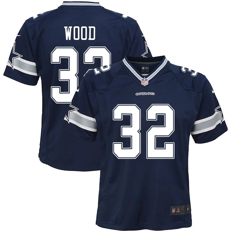 Julius Wood Youth Nike Navy Dallas Cowboys Custom Game Jersey