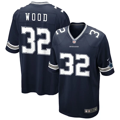 Julius Wood Men's Nike Navy Dallas Cowboys Custom Game Jersey