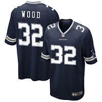 Julius Wood Men's Nike Navy Dallas Cowboys Custom Game Jersey