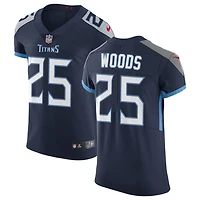Xavier Woods Men's Nike Navy Tennessee Titans Vapor Untouchable Custom Elite Jersey
