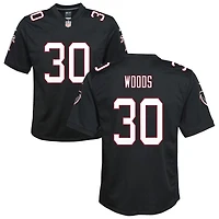 A.J. Woods Youth Nike Black Atlanta Falcons Throwback Custom Game Jersey
