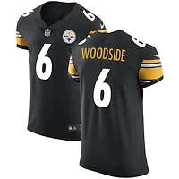 Logan Woodside Men's Nike Black Pittsburgh Steelers Vapor Untouchable Custom Elite Jersey