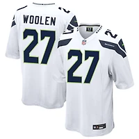 Riq Woolen Men's Nike  White Seattle Seahawks Custom Game Jersey
