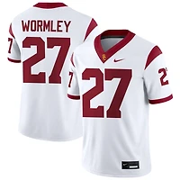 Riley Wormley Men's Nike Cardinal USC Trojans NIL Pick-A-Player Game Jersey