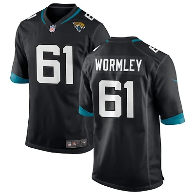 Sal Wormley Men's Nike Black Jacksonville Jaguars Custom Game Jersey