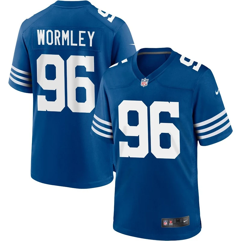 Chris Wormley Men's Nike Royal Indianapolis Colts Alternate Custom Jersey
