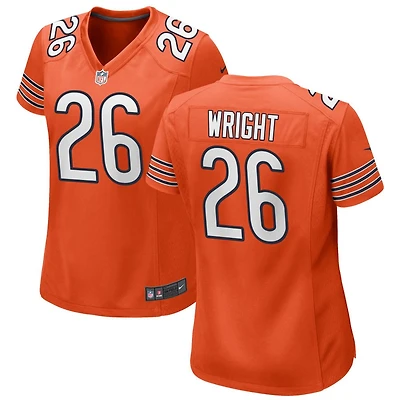 Nahshon Wright Women's Nike Orange Chicago Bears Alternate Custom Game Jersey