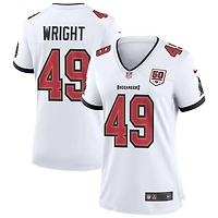 Owen Wright Women's Nike White Tampa Bay Buccaneers 50th Season Custom Game Jersey