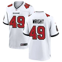 Owen Wright Men's Nike White Tampa Bay Buccaneers  White Custom Game Jersey