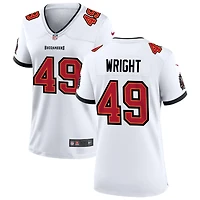 Owen Wright Women's Nike Tampa Bay Buccaneers White Custom Game Jersey
