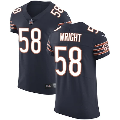 Darnell Wright Men's Nike Navy Chicago Bears Vapor Untouchable Custom Elite Jersey