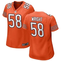 Darnell Wright Women's Nike Orange Chicago Bears Alternate Custom Game Jersey