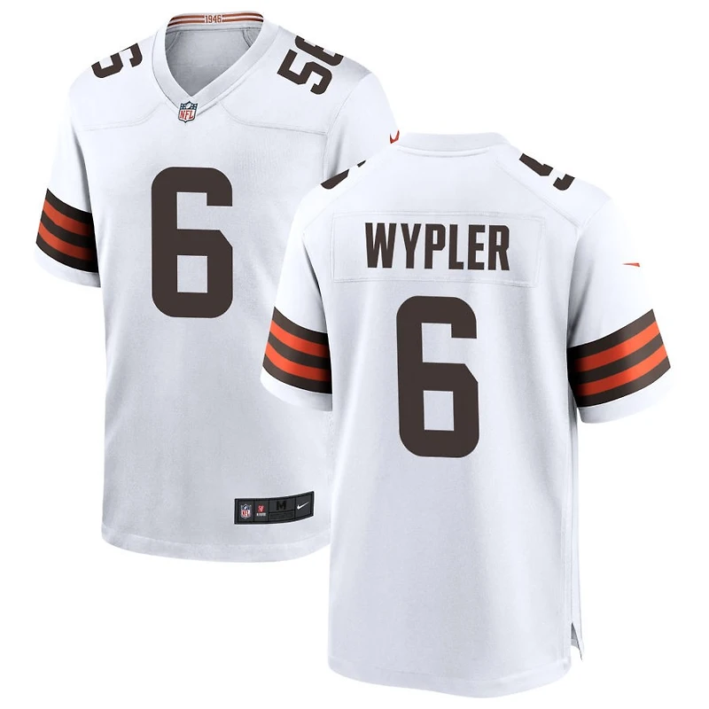 Luke Wypler Men's Nike White Cleveland Browns Custom Game Jersey