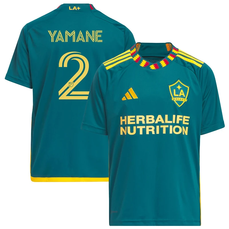 Miki Yamane Youth adidas Green LA Galaxy 2023 LA Kit Replica Custom Jersey