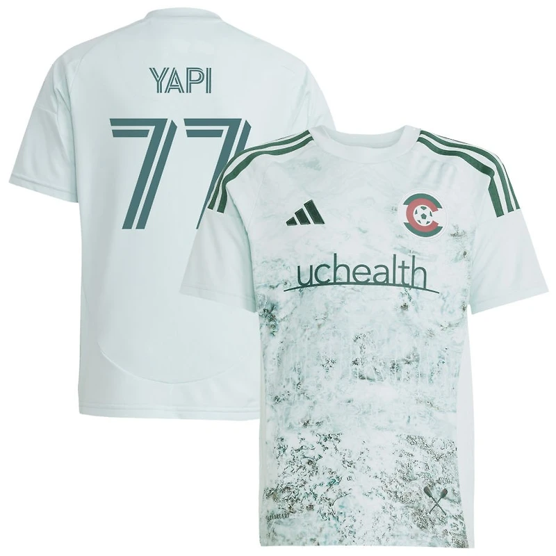 Darren Yapi Youth adidas  Green Colorado Rapids 2025 Headwaters Replica Custom Jersey