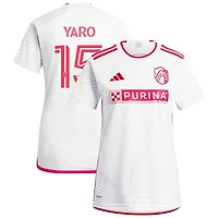 Josh Yaro Women's adidas  White St. Louis City SC 2024 The Confluence Kit Replica Custom Jersey