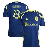 Patrick Yazbek Men's adidas  Navy Nashville SC 2025 The Heart of Nashville Kit Replica Custom Jersey