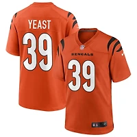 Russ Yeast Youth Nike Orange Cincinnati Bengals Alternate Game Custom Jersey