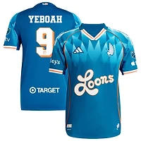 Kelvin Yeboah Men's adidas Blue Minnesota United FC 2025 Third Authentic Custom Jersey