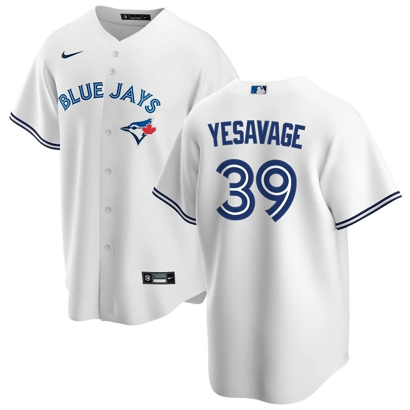 Trey Yesavage Men's Nike White Toronto Blue Jays Home Replica Custom Jersey