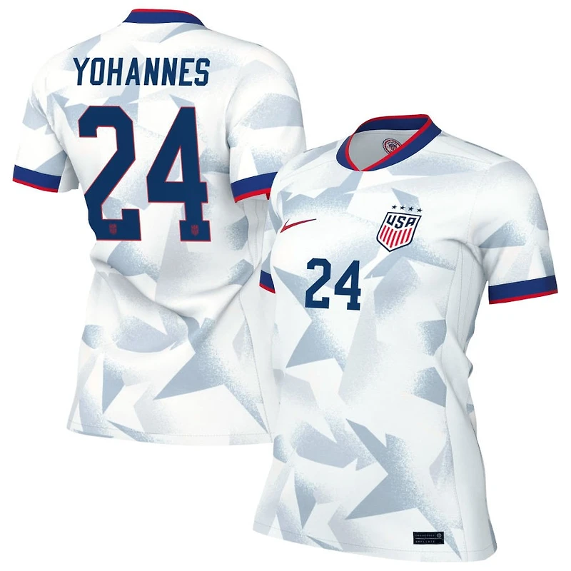 Lily Yohannes Women's Nike  White USWNT 2025 Home Pick-A-Player Replica Jersey