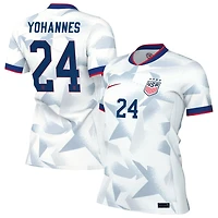 Lily Yohannes Women's Nike  White USWNT 2025 Home Pick-A-Player Replica Jersey