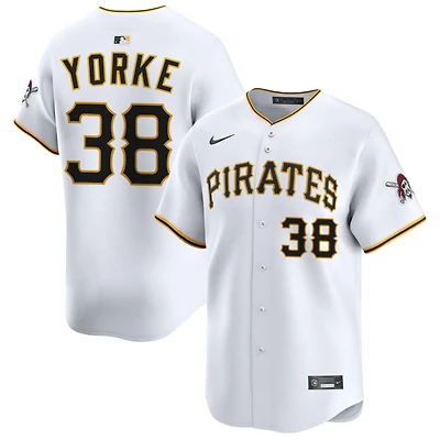 Nick Yorke Men's Nike White Pittsburgh Pirates Home Limited Custom Jersey
