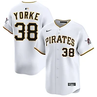 Nick Yorke Men's Nike White Pittsburgh Pirates Home Limited Custom Jersey