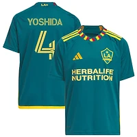 Maya Yoshida Youth adidas Green LA Galaxy 2023 LA Kit Replica Custom Jersey