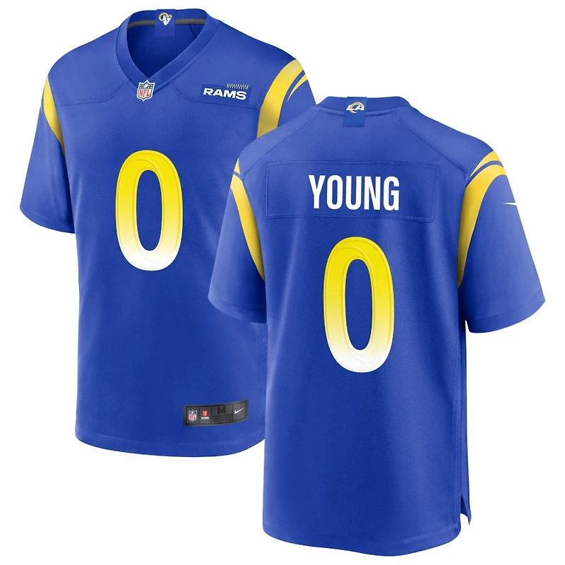 Byron Young Men's Nike Royal Los Angeles Rams Custom Game Jersey