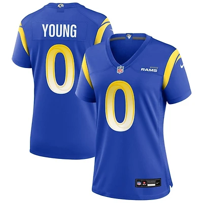 Byron Young Women's Nike Los Angeles Rams Royal Custom Game Jersey
