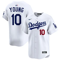 Michael Young Men's Nike White Los Angeles Dodgers Home Limited Pick-A-Player Retired Roster Jersey