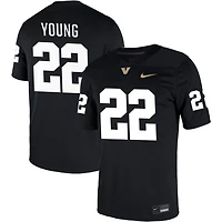 Makhilyn Young Men's Nike Black Vanderbilt Commodores NIL Pick-A-Player Game Jersey