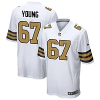 Landon Young Men's Nike  White New Orleans Saints Alternate Custom Game Jersey
