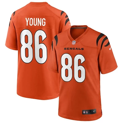 Colbie Young Youth Nike Orange Cincinnati Bengals Alternate Game Custom Jersey