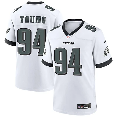 Byron Young Men's Nike White Philadelphia Eagles Custom Game Jersey
