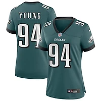 Byron Young Women's Nike Midnight Green Philadelphia Eagles Custom Game Jersey