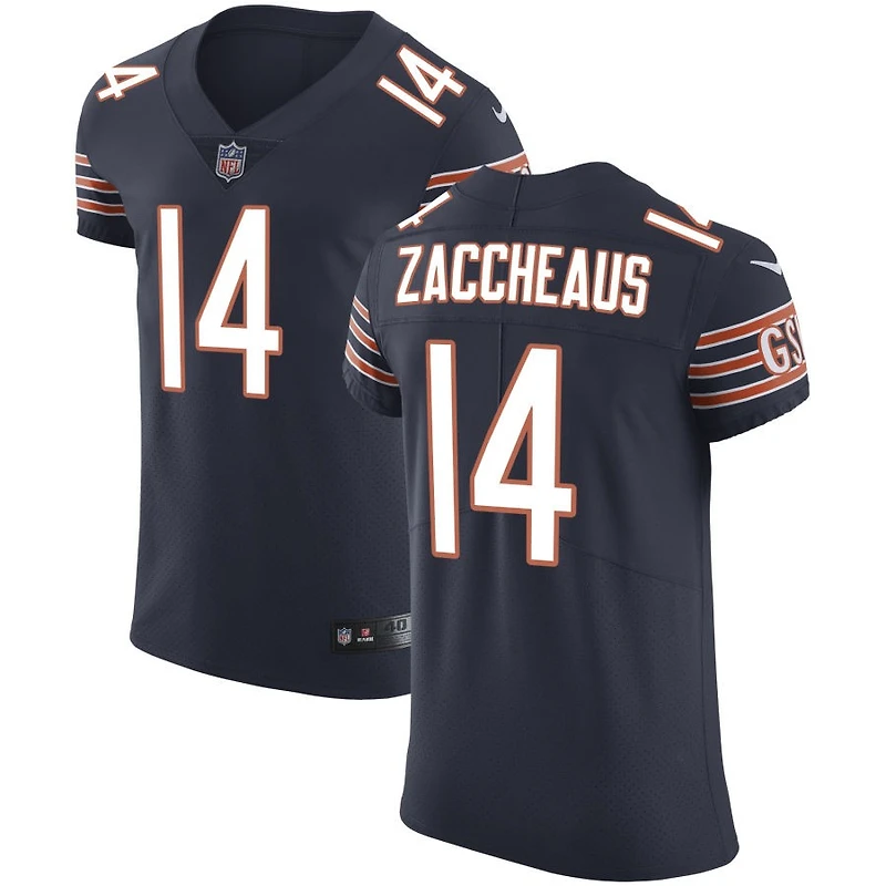 Olamide Zaccheaus Men's Nike Navy Chicago Bears Vapor Untouchable Custom Elite Jersey