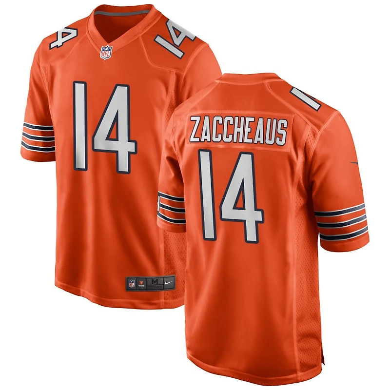 Olamide Zaccheaus Men's Nike Orange Chicago Bears Alternate Custom Game Jersey