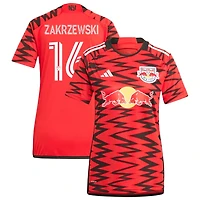 Julian Zakrzewski Women's adidas  Red New York Red Bulls 2024 Legacy Replica Custom Jersey